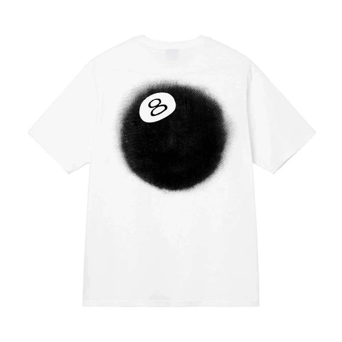 Other 8-Ball Graphic White Gradient T-Shirt White - 1