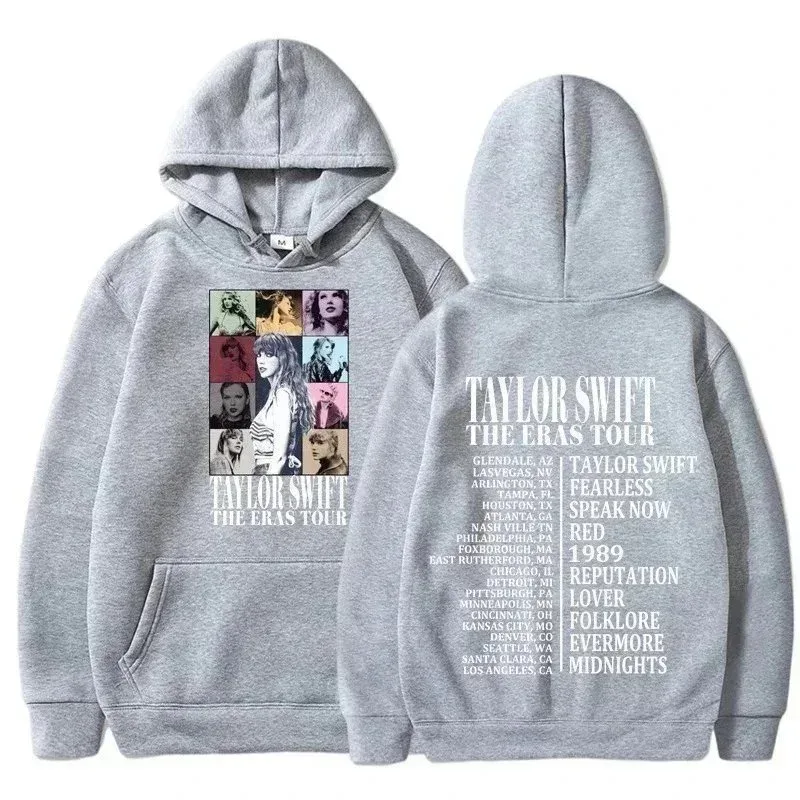 Other Taylor Swift The Eras Tour Grey Hoodie Grey - 1