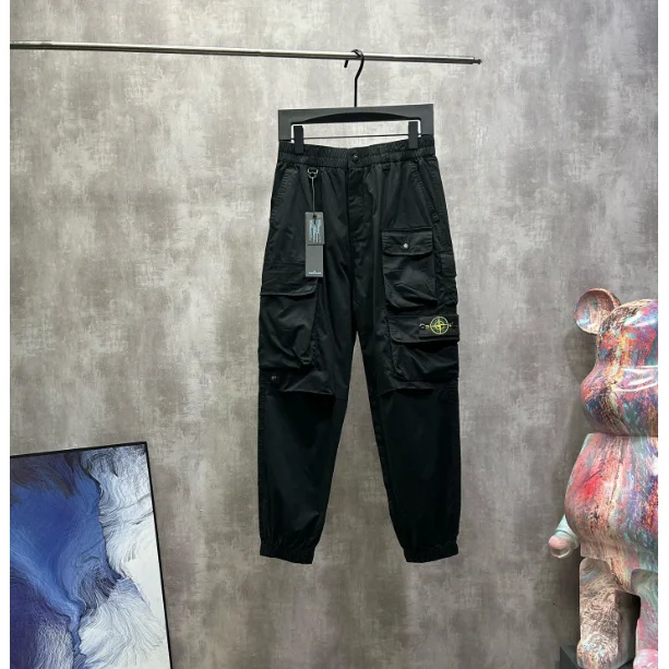 Stone Island Stone Island Black Cargo Pants Black