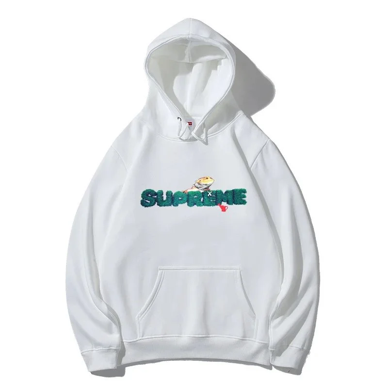 Supreme Supreme Frog Green/White Hoodie White - 1