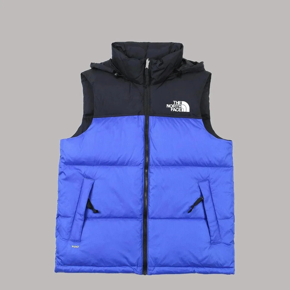 The North Face The North Face Nuptse Blue Black Vest Blue - 1