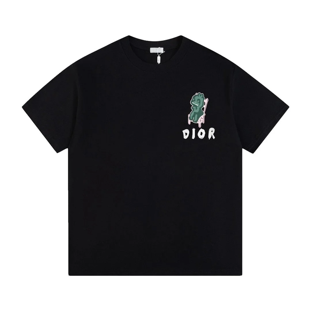 Dior Dior Dinosaur Print T-Shirt Black Black - 1