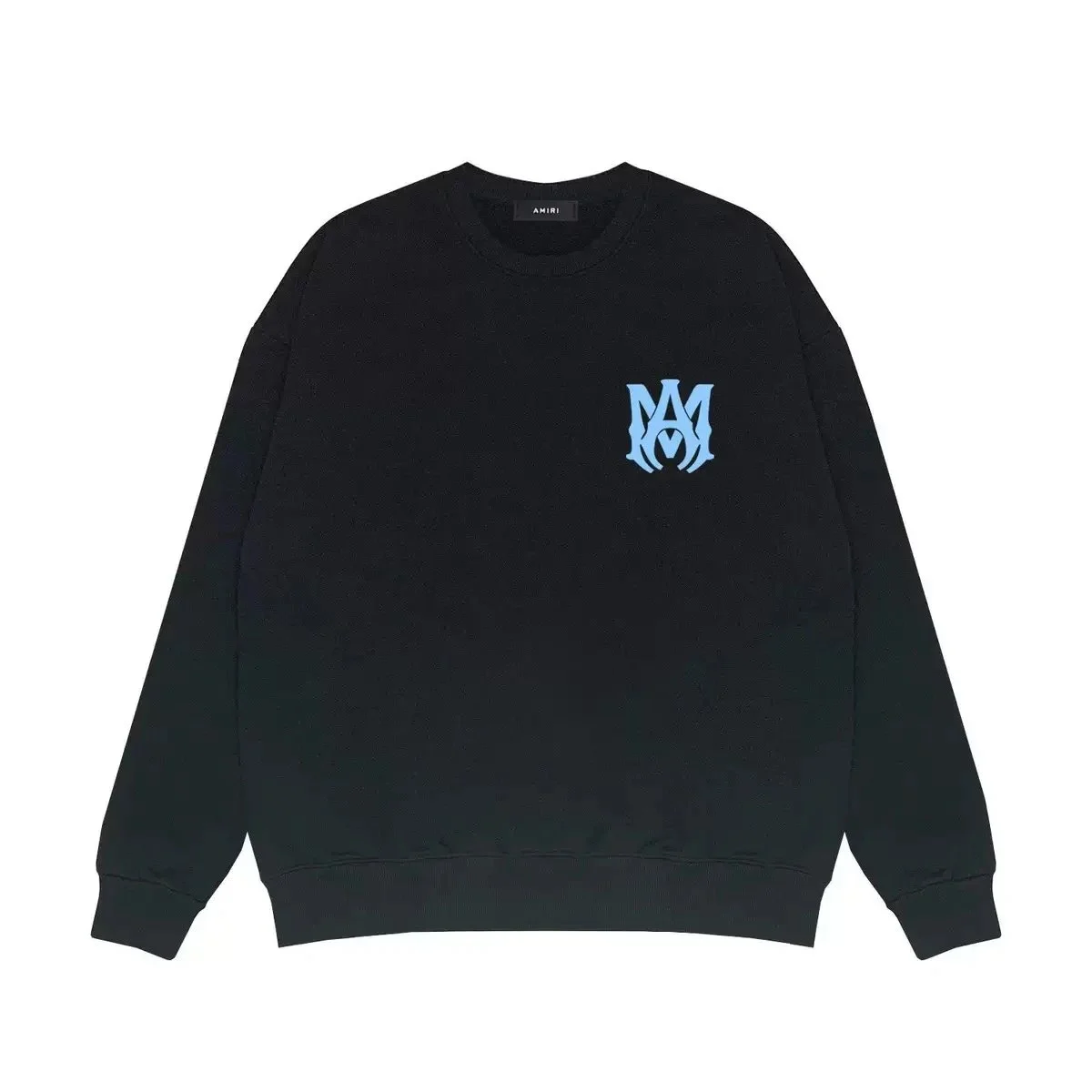 Amiri Amiri Black 'M' Logo Crewneck Sweatshirt Black - 1