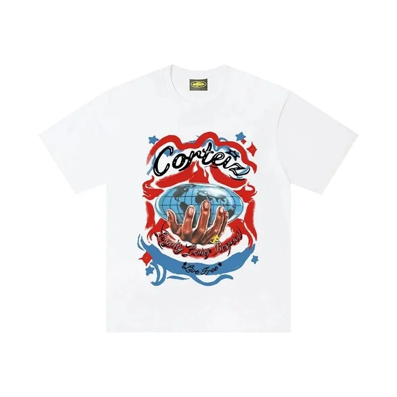 Corteiz Corteiz Live Free White T-Shirt White - 1