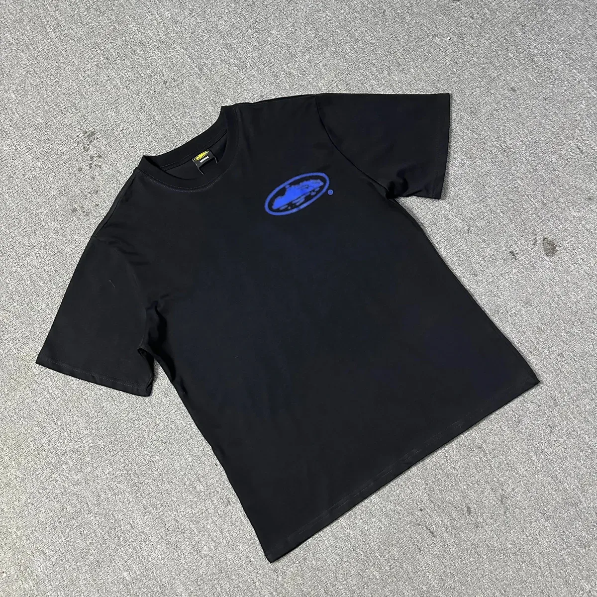 Other Black Blue Logo T-Shirt Black - 1