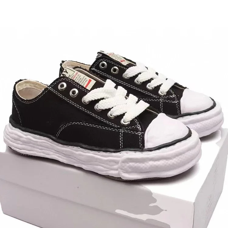 Maison Mihara Yasuhiro Maison Mihara Yasuhiro OG Style 36 Black Canvas Sneakers Black - 1
