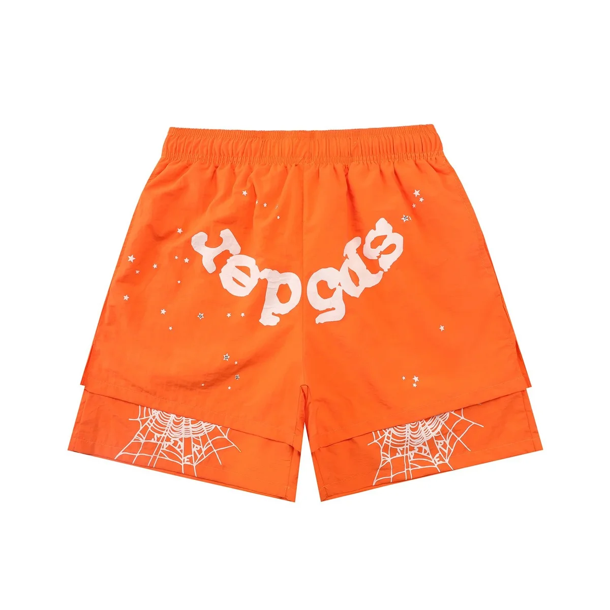 Other Orange 'YEPGAS' Printed Shorts Orange - 1