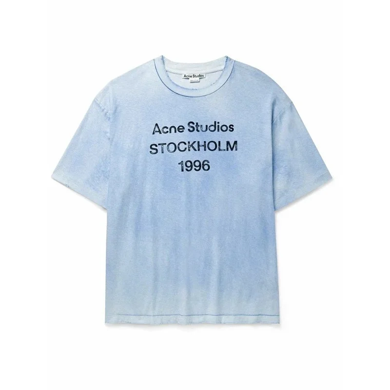 Acne Studios Acne Studios Stockholm 1996 Light Blue T-Shirt Blue - 1