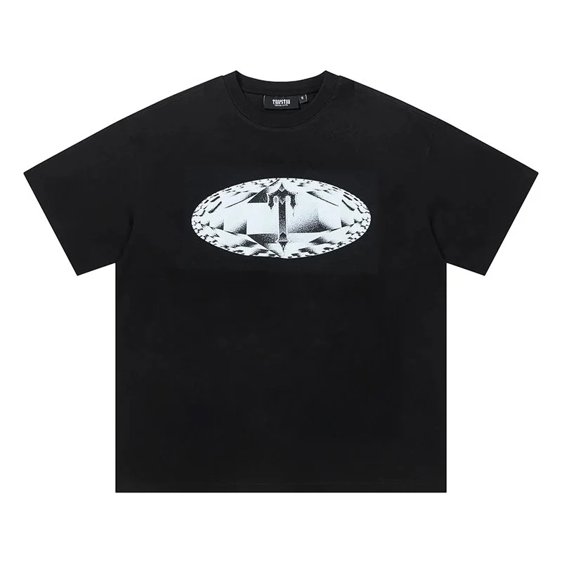 Trapstar Trapstar Diamond Print T-Shirt Black Black - 1