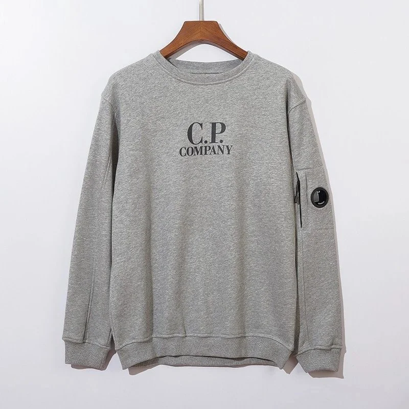CP Company C.P. Company Grey Logo Sweatshirt Grey - 1