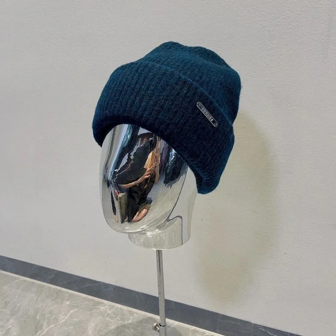 Hermès Hermès Navy Knit Beanie Navy