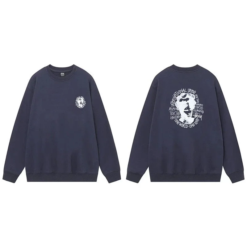 Other Navy International Tribe Graphic Sweatshirt Navy - 1