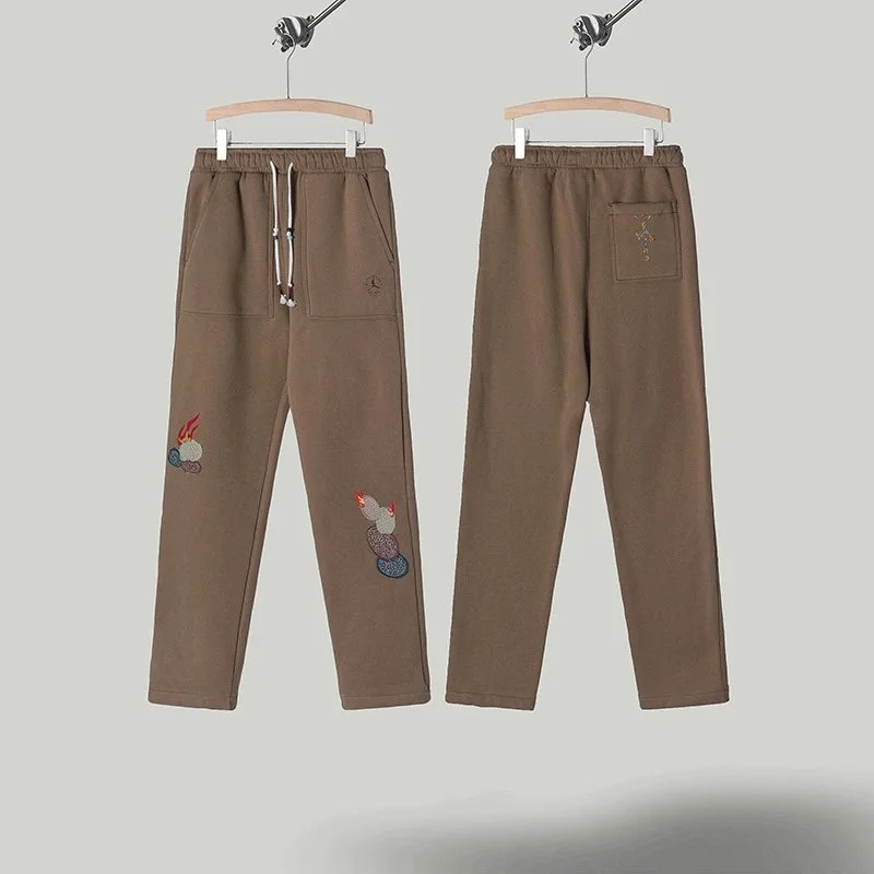 Jordan Jordan Air Jordan 1 TS03裤子 Sweatpants Brown - 1