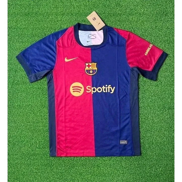 Nike Nike Red/Blue Split Soccer Jersey Multicolor