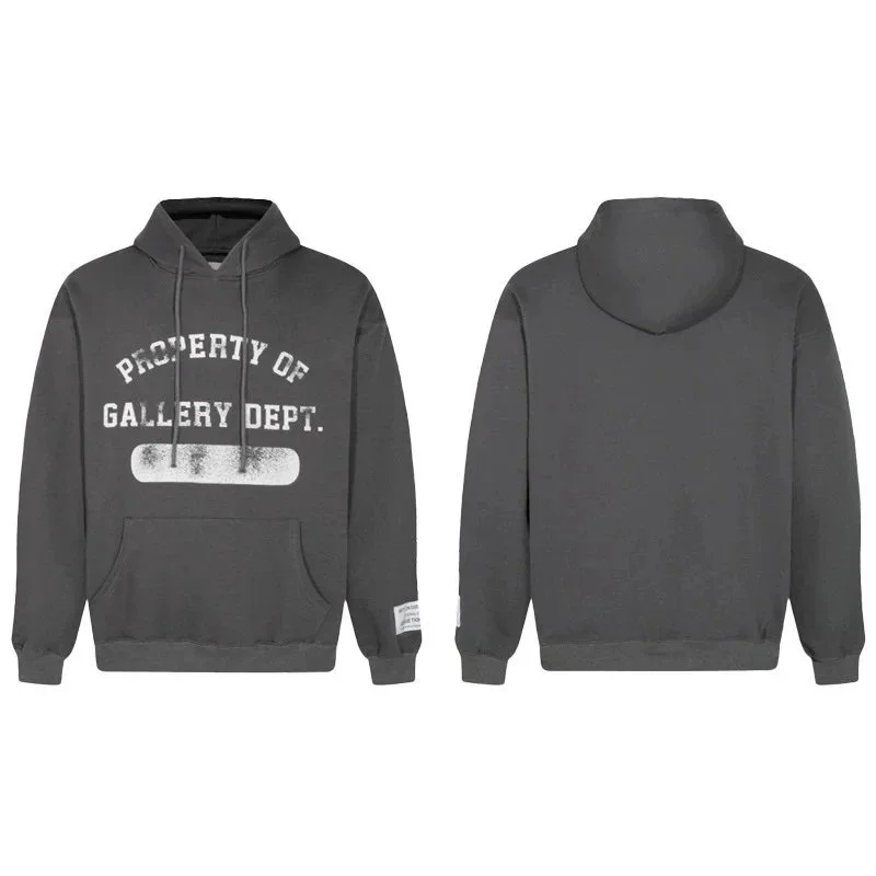 Gallery Dept. Gallery Dept. Property of Gallery Dept. Hoodie Dark Grey Grey - 1