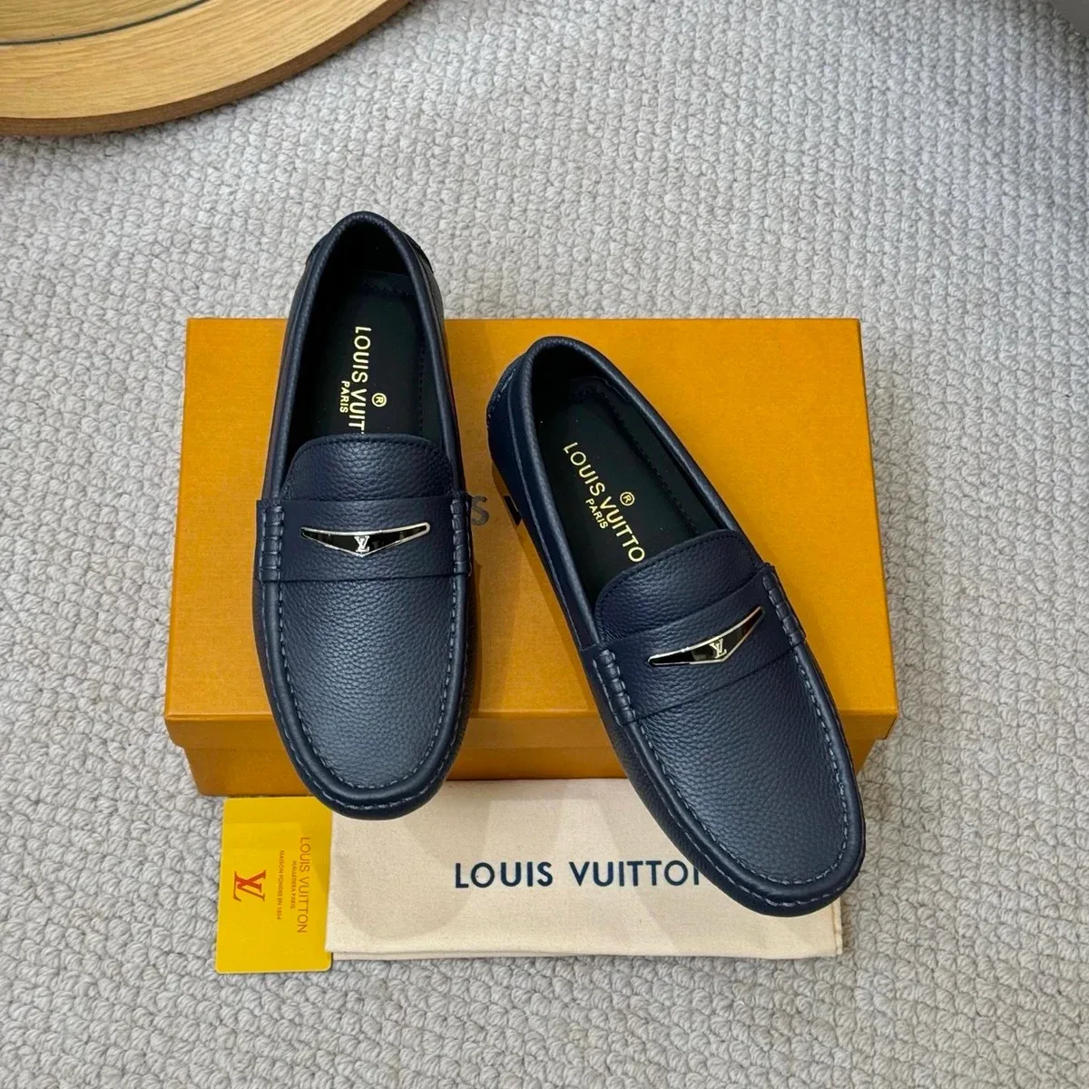 Louis Vuitton Louis Vuitton Tabi Navy Loafers Navy