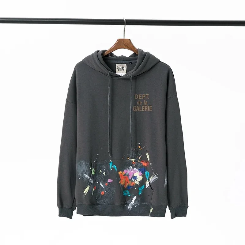 Gallery Dept. Gallery Dept. Art That Kills Hoodie Dark Grey Grey - 1
