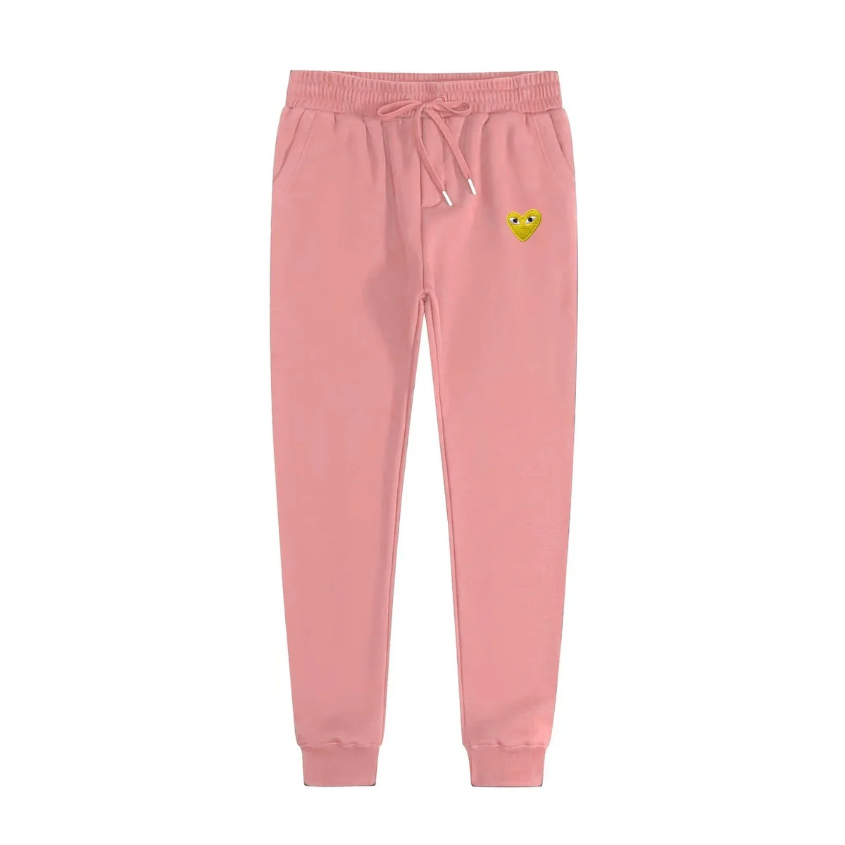 Comme des Garçons Comme des Garçons Pink Heart Sweatpants Pink - 1