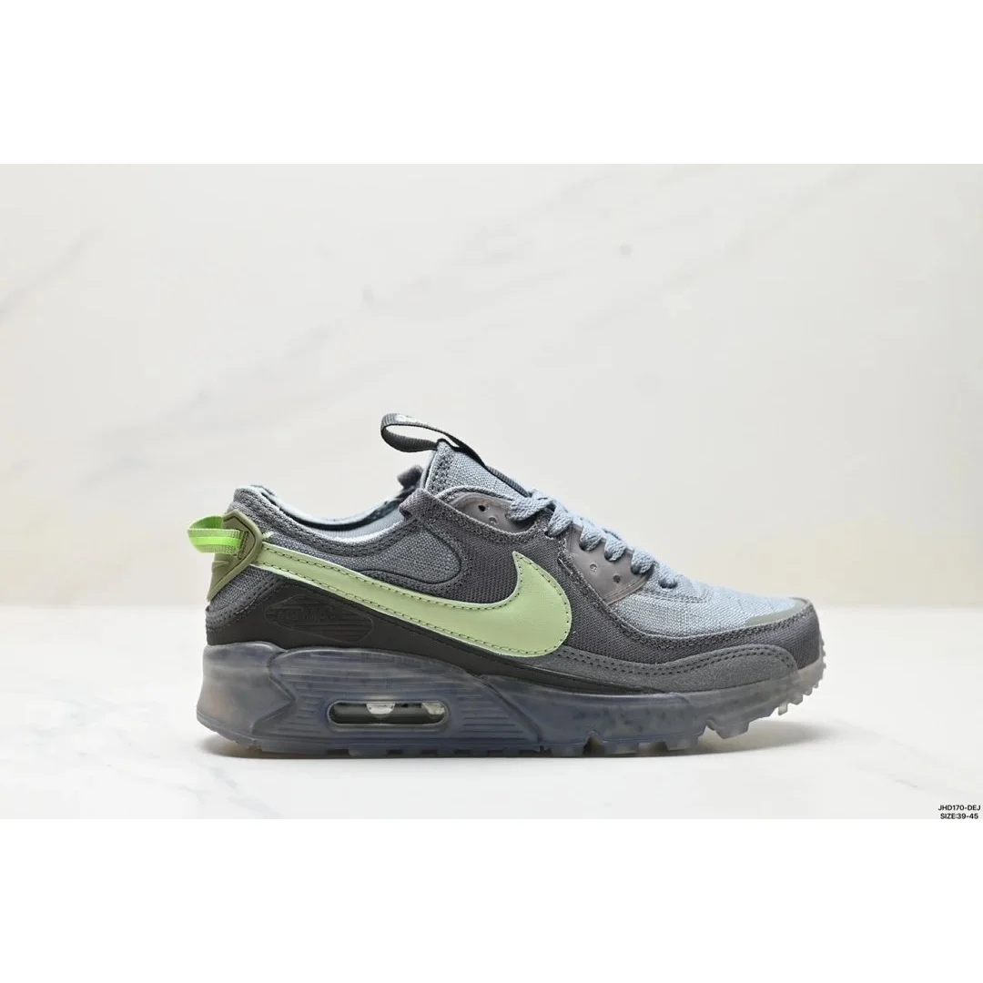 Nike Nike Air Max 90 Cool Grey/Lime Green Sneaker Grey