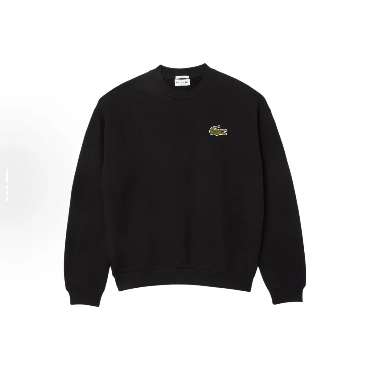 Lacoste Lacoste Black Crewneck Sweatshirt Black