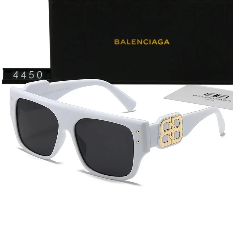 Balenciaga Balenciaga Iconic 4450 White Gold Eyewear White - 1