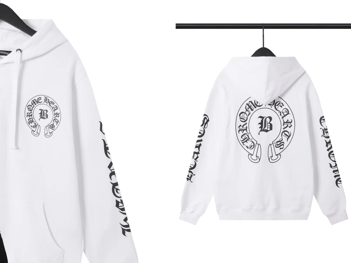 Chrome Hearts Chrome Hearts White CH Cross Hoodie White - 1