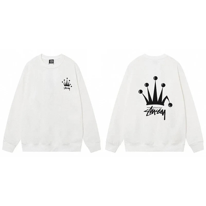 Stussy Stussy Crown White Hoodie White - 1