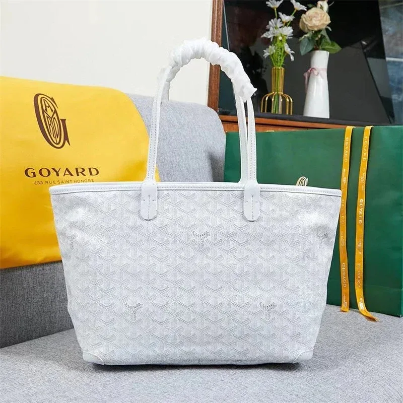 Goyard Goyard White Monogram Tote Bag White - 1