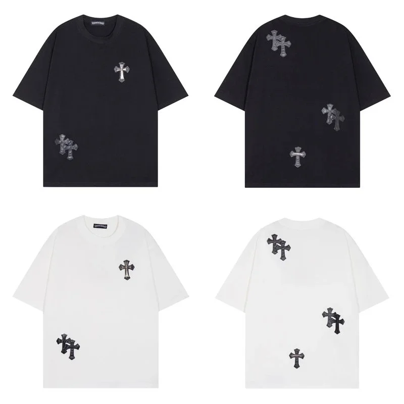 Chrome Hearts Chrome Hearts Cross Black/Silver T-Shirt Black