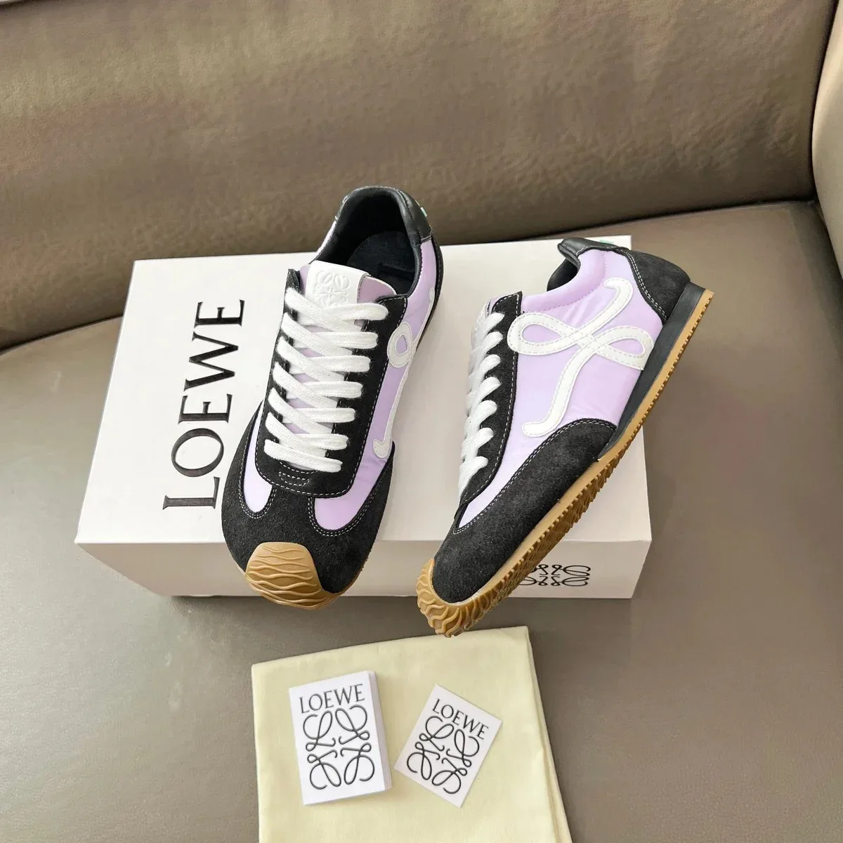 Loewe Loewe Anagram B-8 Purple/Black Sneakers Purple