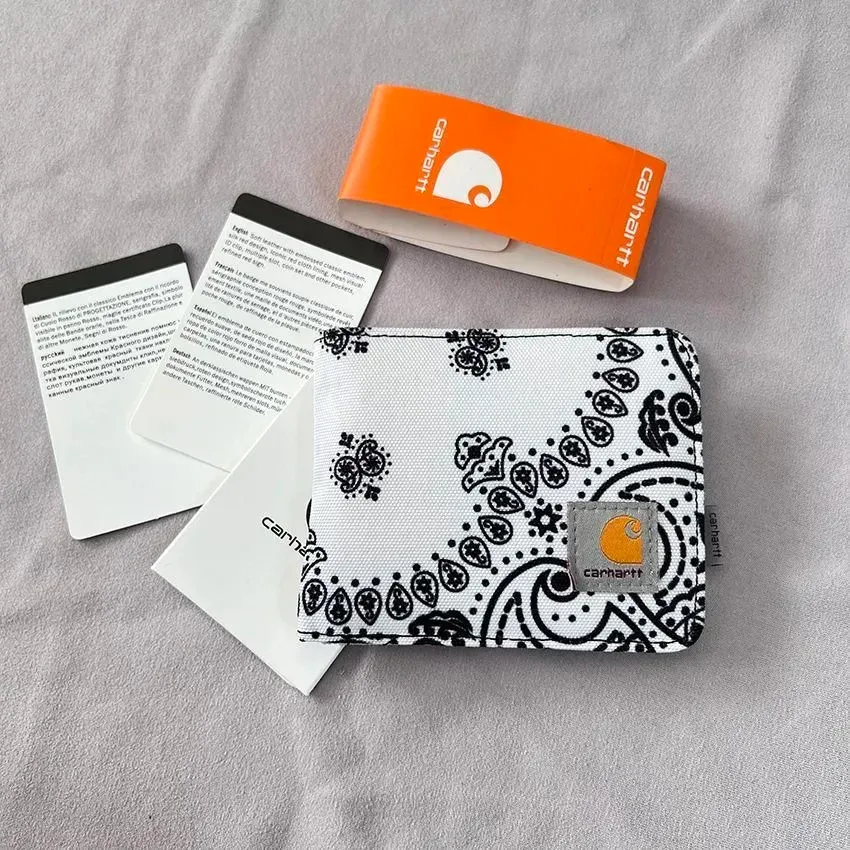 Carhartt Carhartt White/Black Bandana Wallet White - 1