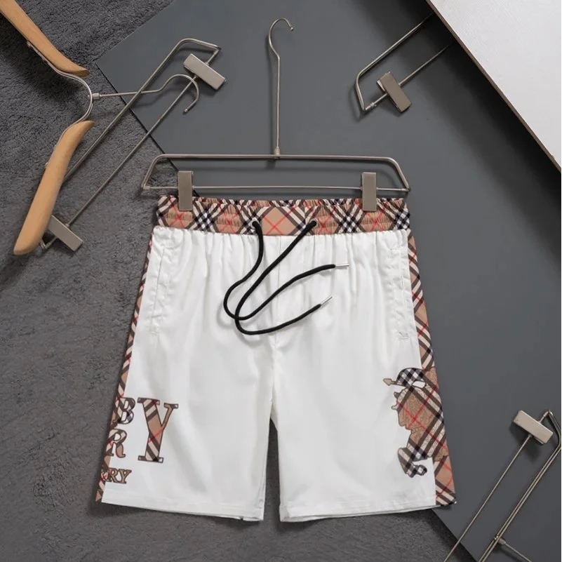 Burberry Burberry White Checkered Shorts White - 1