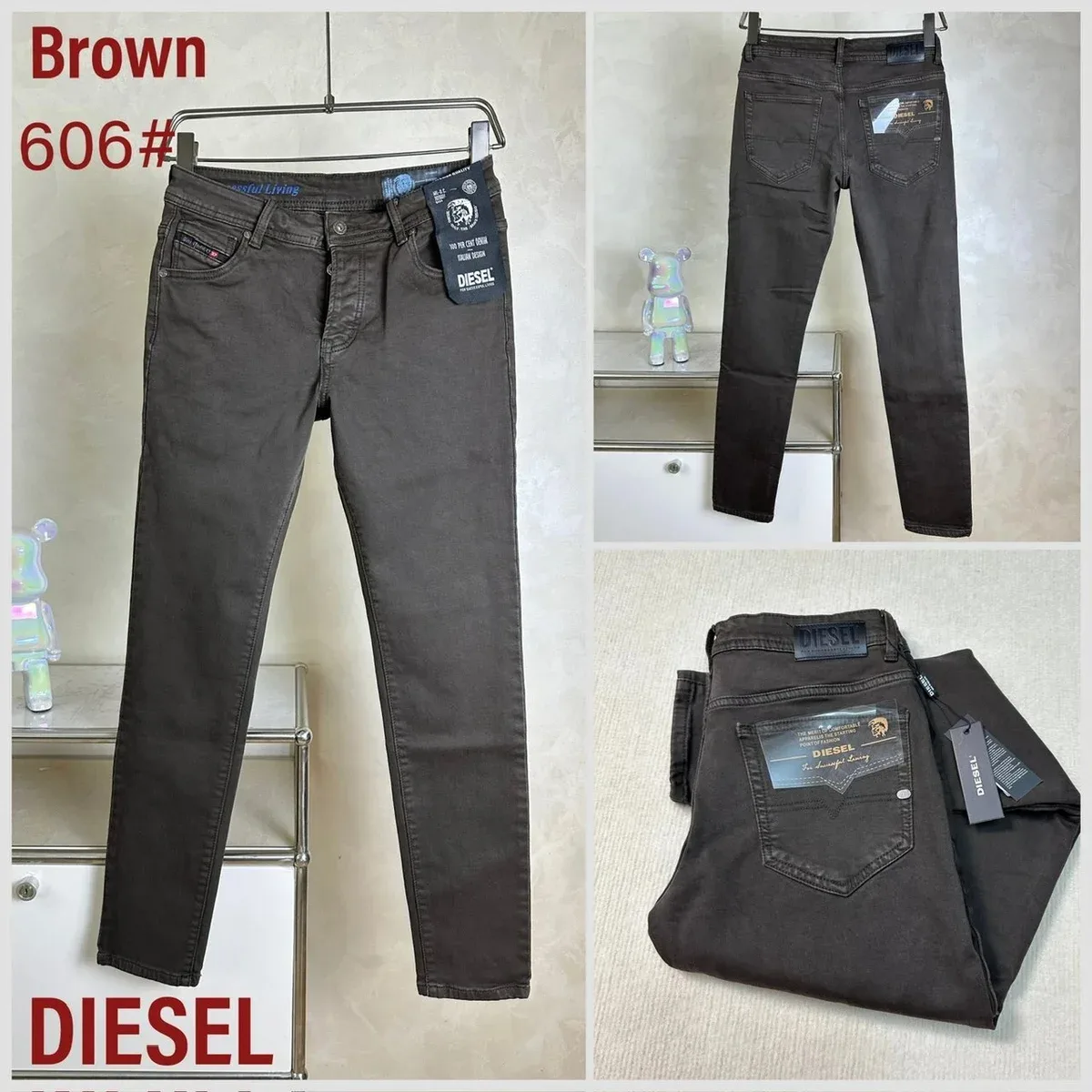 Diesel Diesel Brown 606# Jeans Brown - 1