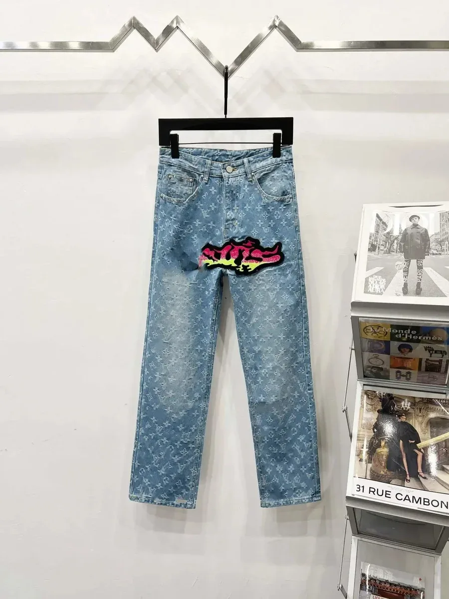 Louis Vuitton Louis Vuitton Monogram Light Blue Jeans Blue