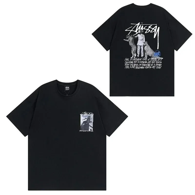 Stussy Stussy STX-072 Black Graphic T-Shirt Black - 1