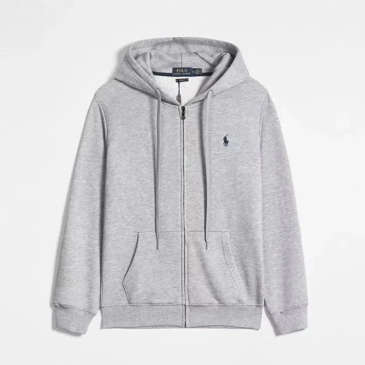 Polo Ralph Lauren Polo Ralph Lauren QS10 Grey Full-Zip Hoodie Grey - 1