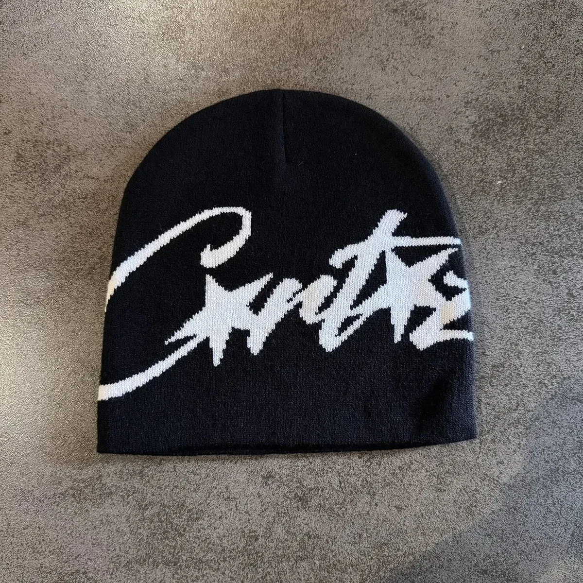 Other Black White Cactus Jack Beanie Black