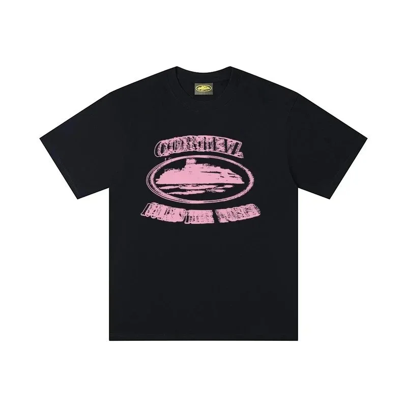 Other Black Pink 'CORNEELZ' Graphic T-Shirt Black - 1