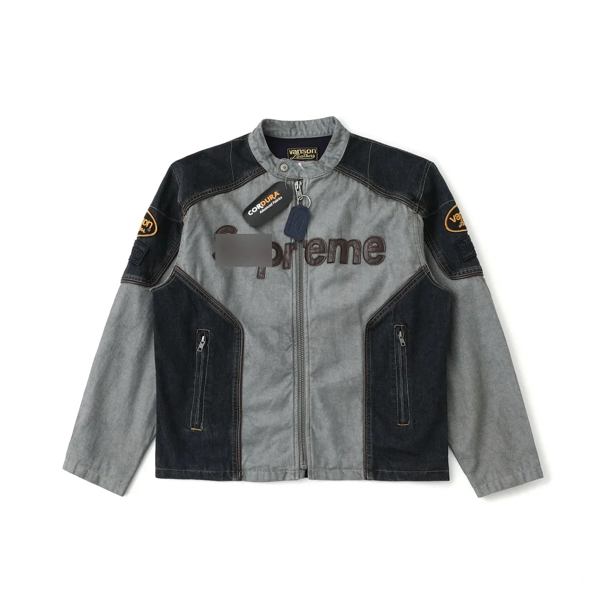 Vans Vanson x Supreme Denim Blue Jacket Blue