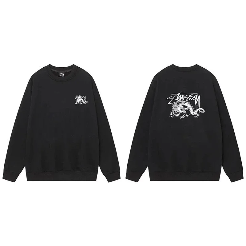 Stussy Stussy Stüssy Bear Black Hoodie Black - 1