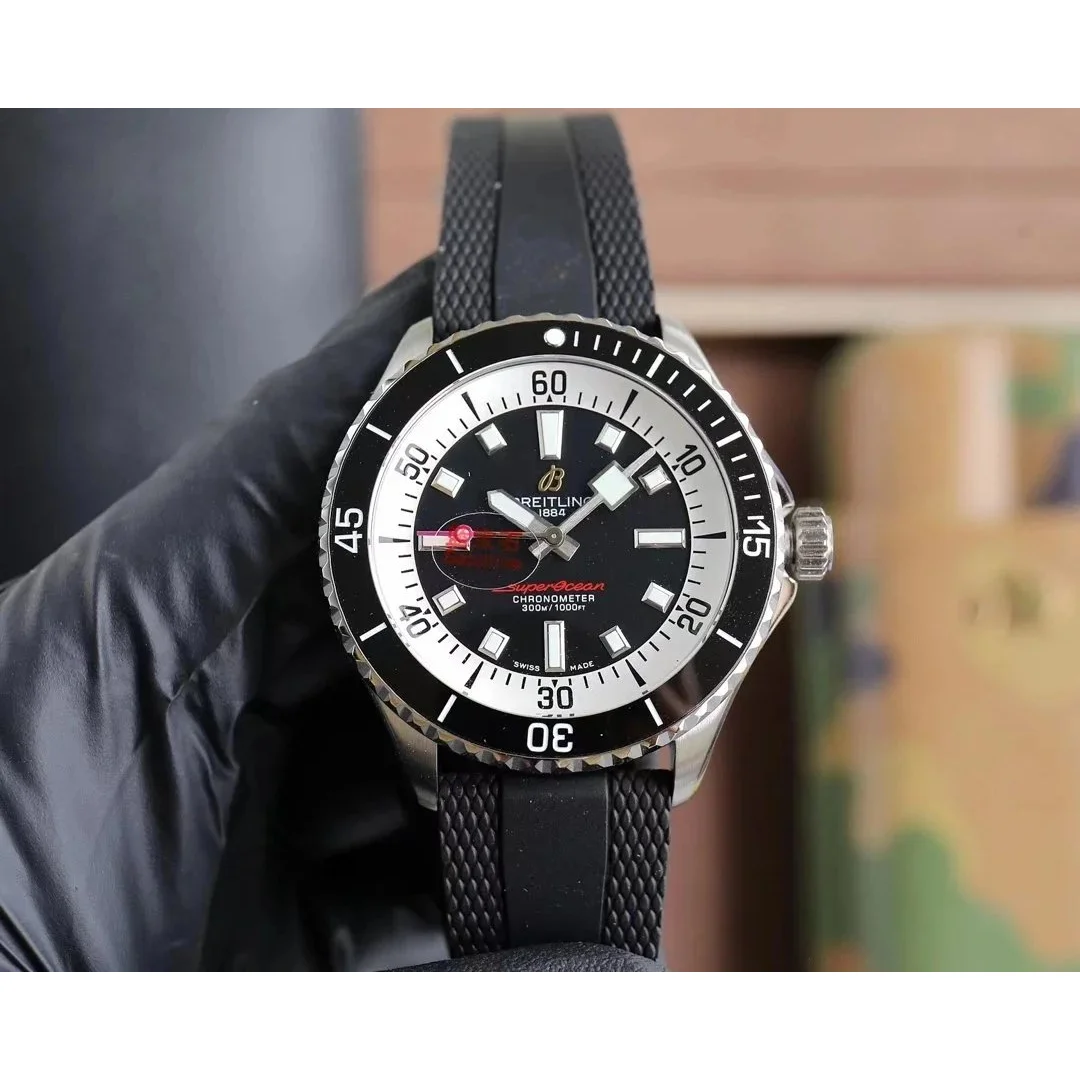 Breitling Breitling Superocean Black/Silver Watch Black - 1