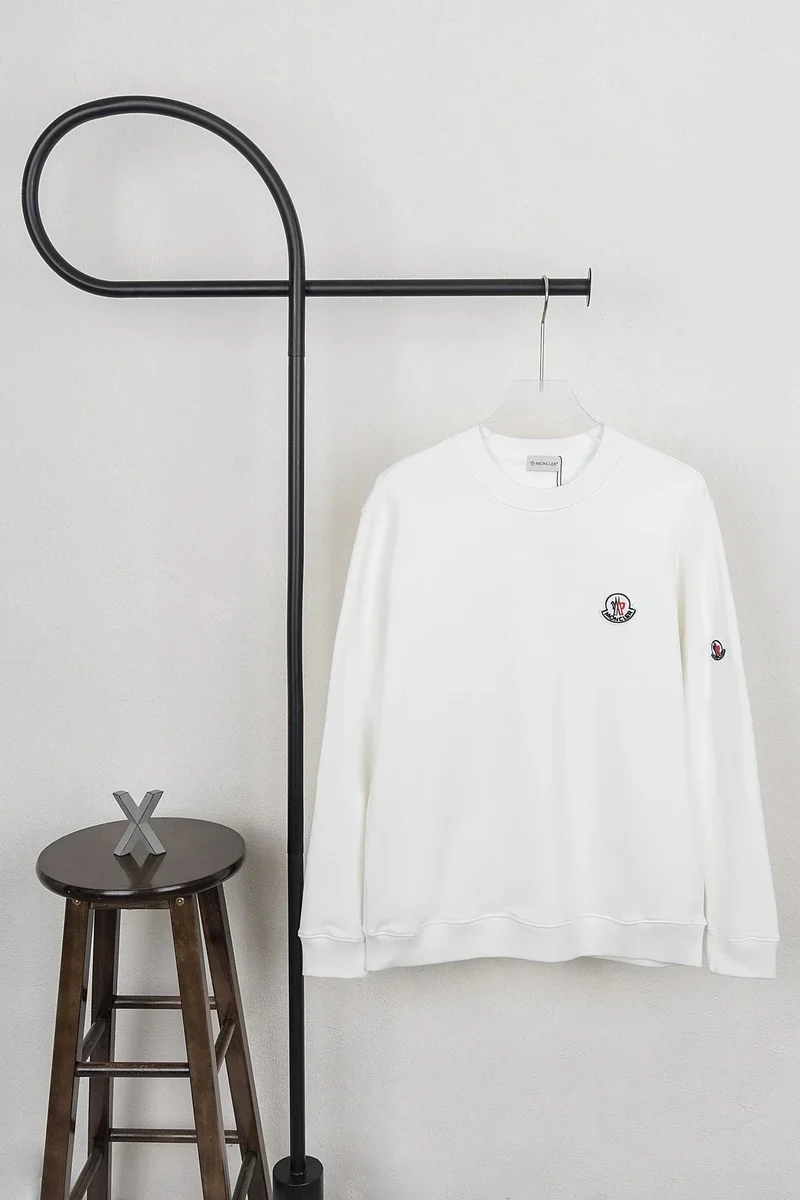 Moncler Moncler White Crewneck Sweatshirt White