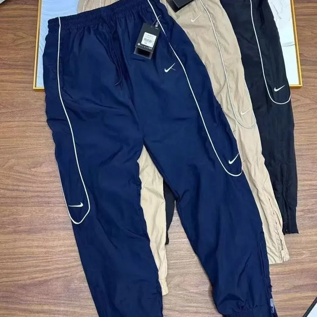 Nike Nike Reflective Stripe Dark Blue Track Pants Navy