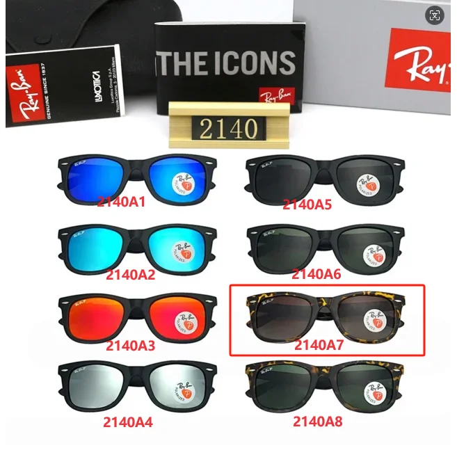 Ray-Ban Ray-Ban Wayfarer 2140A7 Tortoise Shell Sunglasses Brown - 1