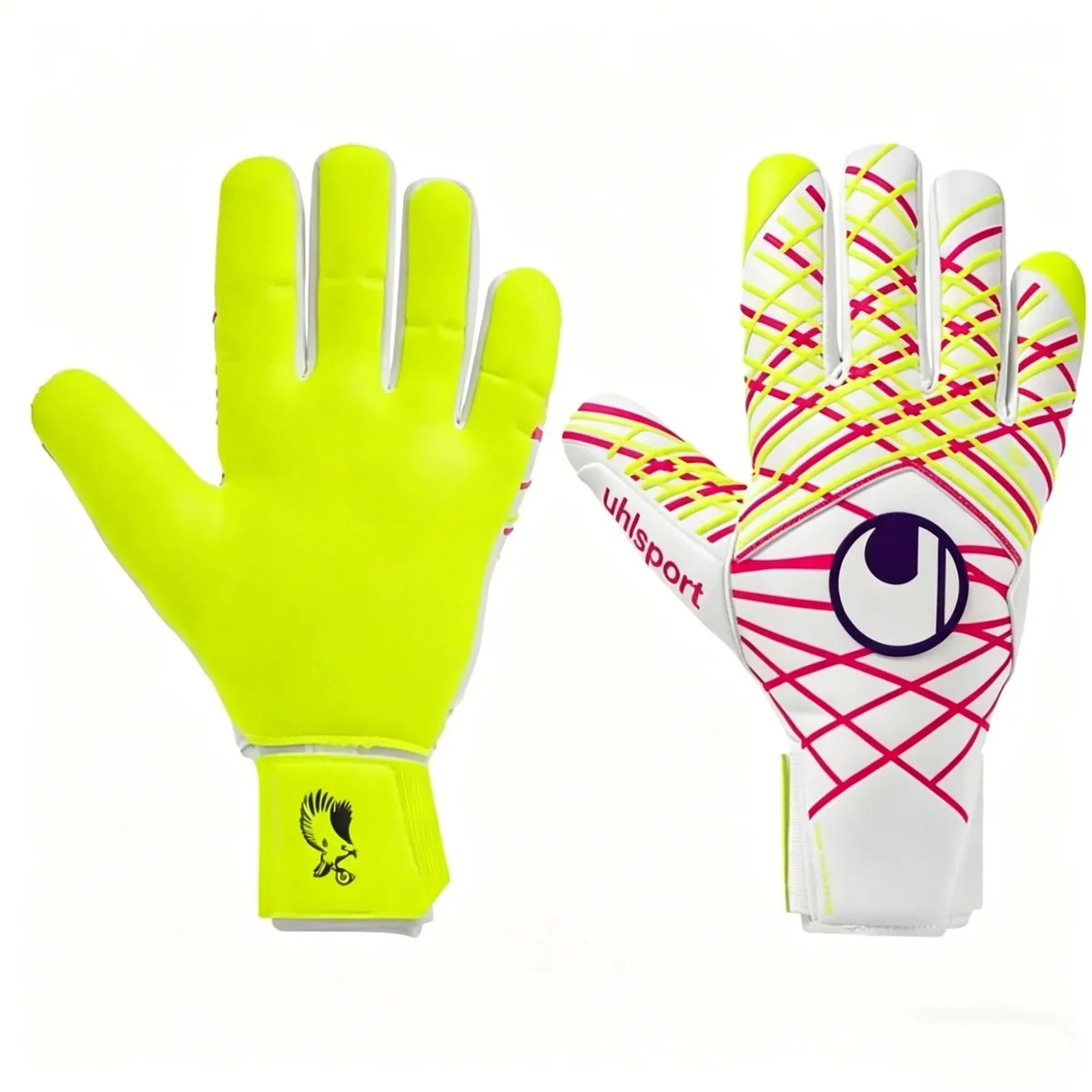 Uhlsport Uhlsport Yellow-White Goalkeeper Gloves Yellow - 1