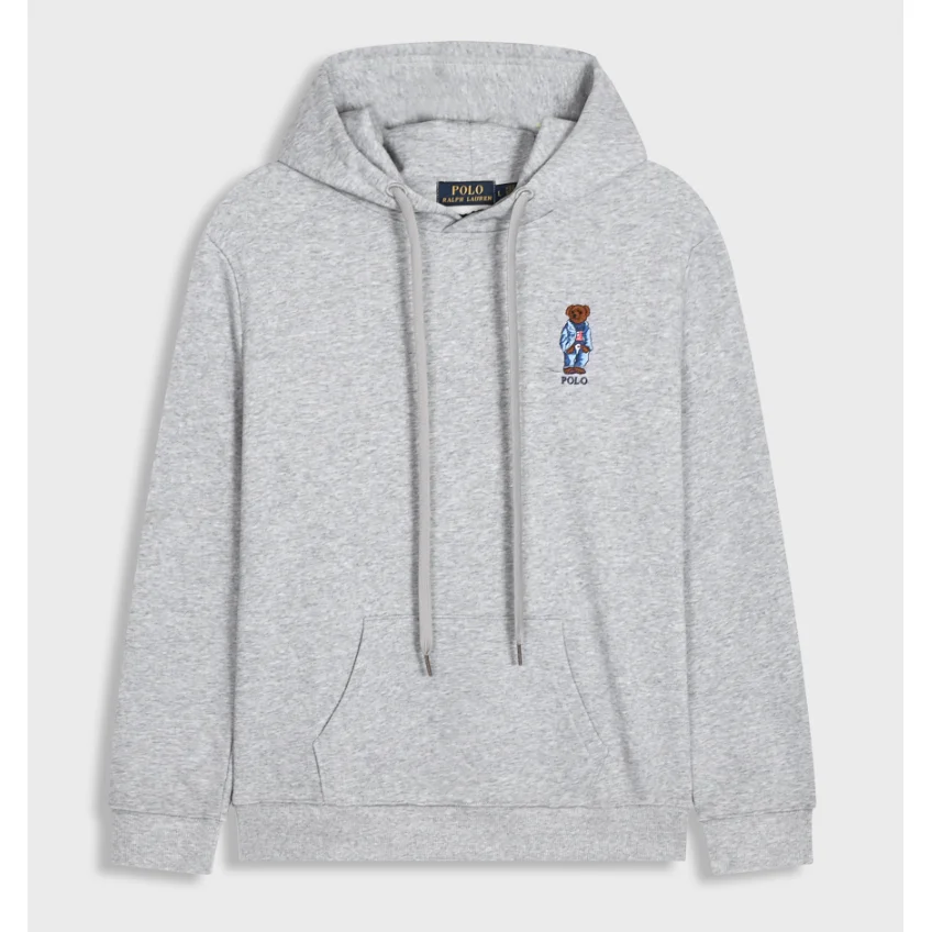 Polo Ralph Lauren Polo Ralph Lauren Polo Bear Grey Hoodie Grey - 1