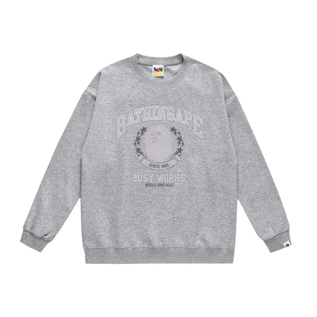 A Bathing Ape A Bathing Ape BAPE STA Grey Busy Works Sweatshirt Grey - 1