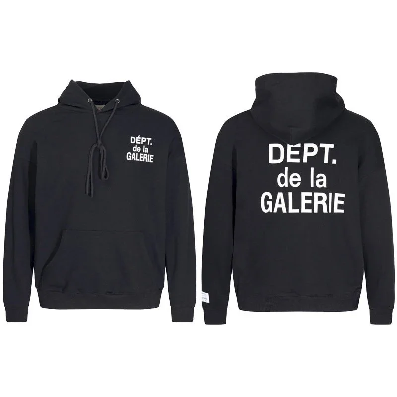 Gallery Dept. Gallery Dept. Dept De La Galerie Black/White Hoodie Black - 1