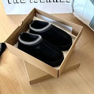 Other Black Faux Fur Lined Slippers Black - 1