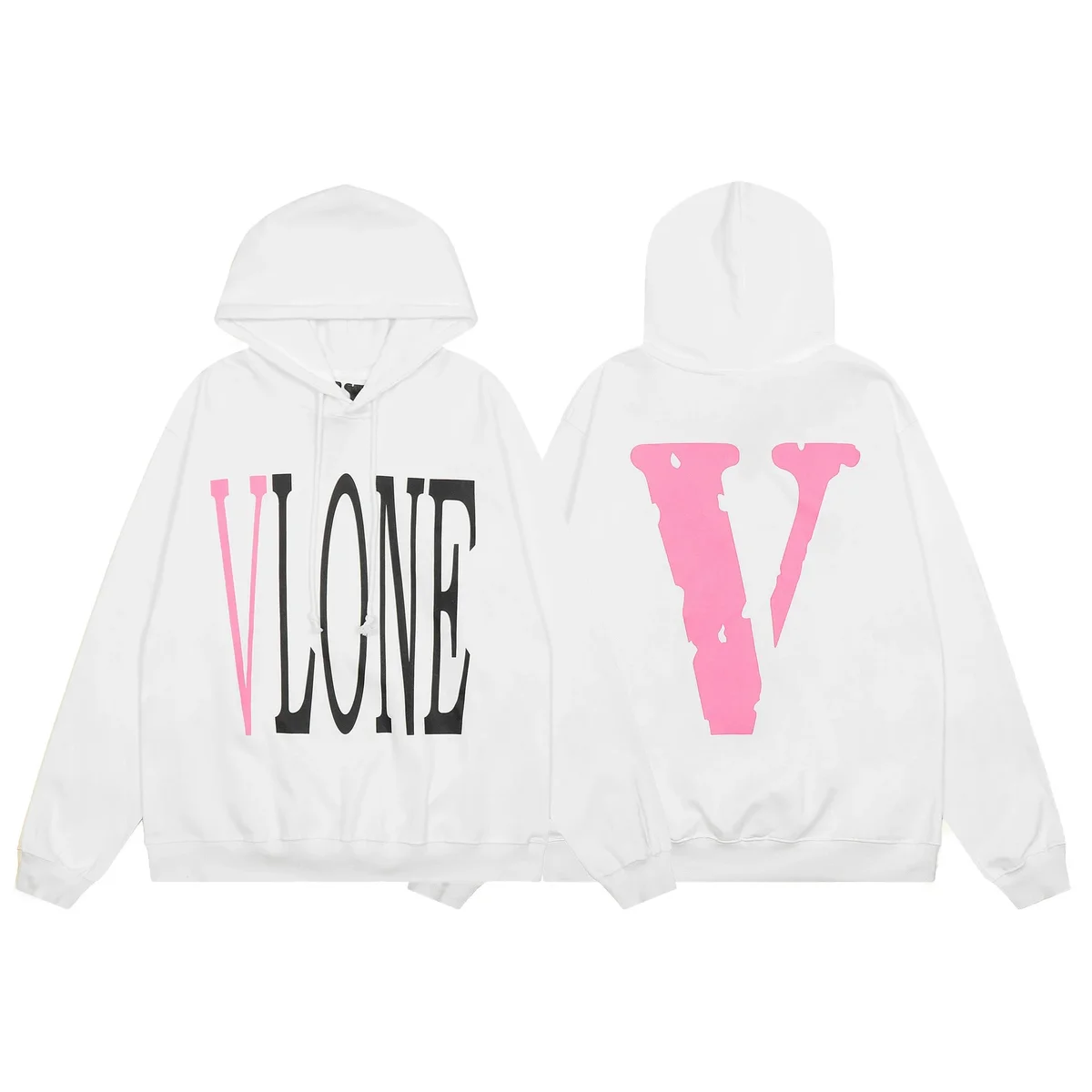 Vetements Vetements Hellstar VLOVE Hoodie White/Pink White - 1